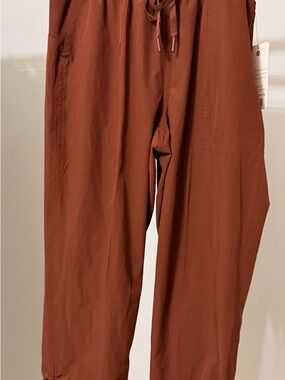Apana Rust Brown Drawstring Capris